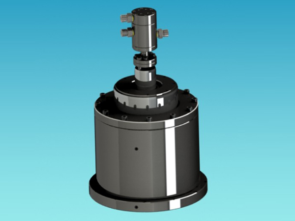 A wind machineblower hydraulic cylinder