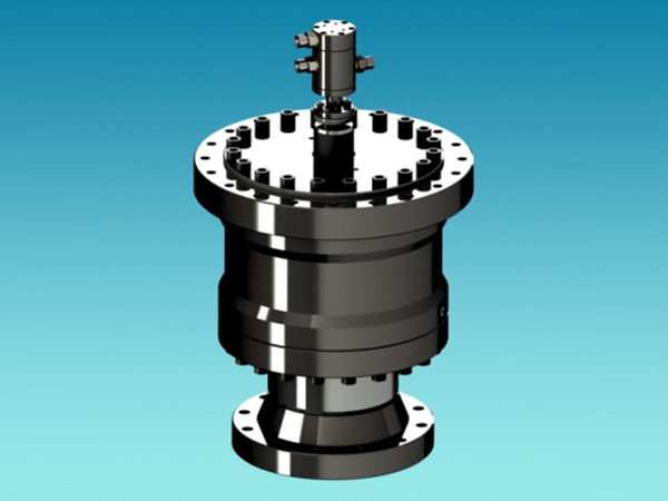 Booster fan hydraulic cylinder